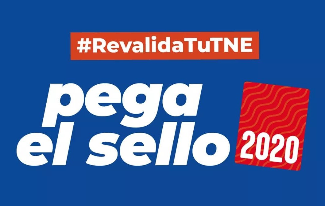 ¡Revalida tu TNE! Sello 2019 vence en noviembre