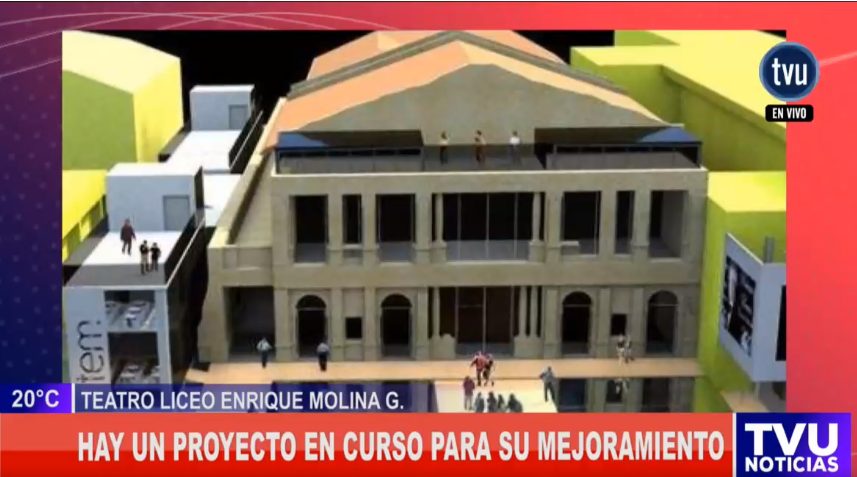 [Canal TVU] Qué falta para la recuperación del emblemático Teatro Enrique Molina de Concepción